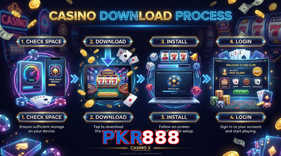 Game list for PKR888 download section